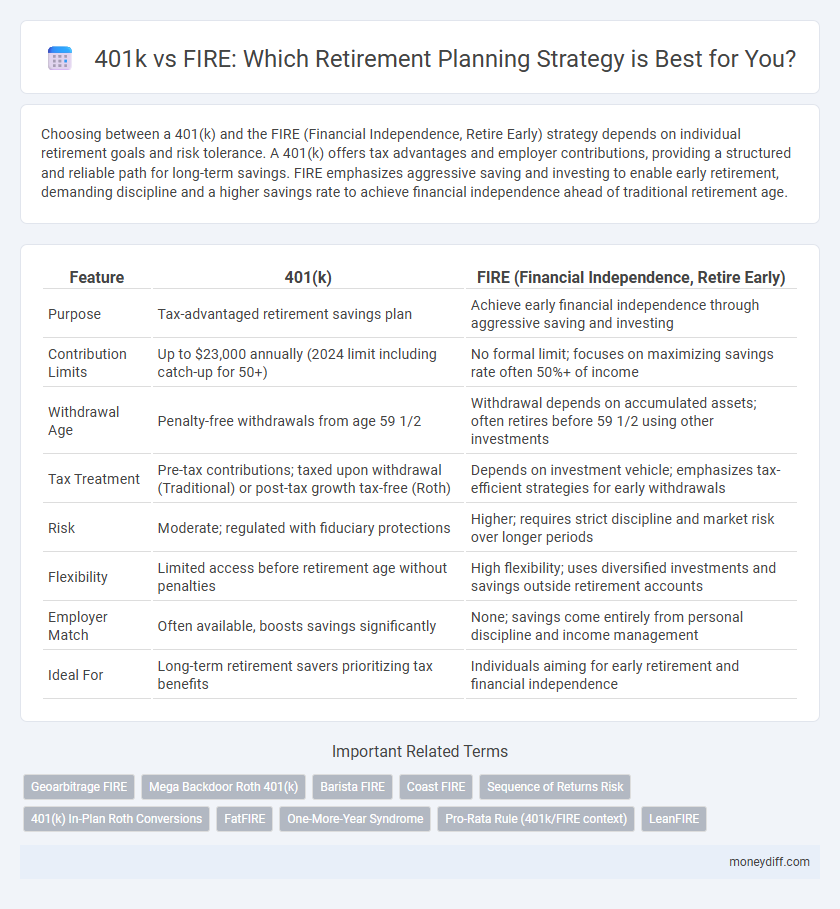 401k vs FIRE: Which Retirement Planning Strategy is Best for You?