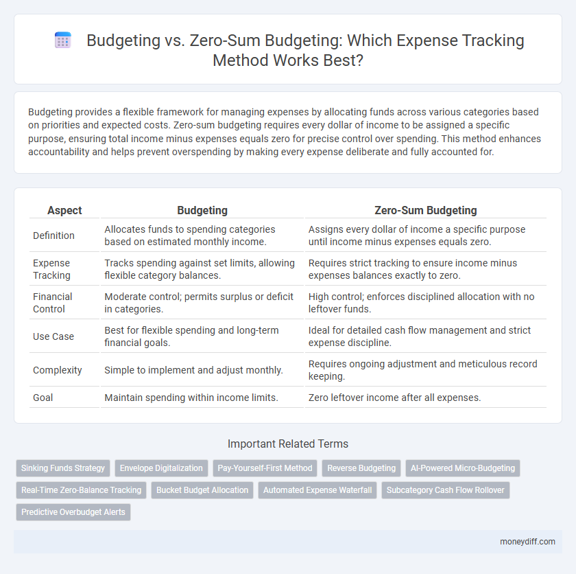 Budgeting vs. Zero-Sum Budgeting: Which Expense Tracking Method Works Best?