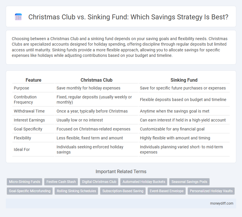 Christmas Club vs. Sinking Fund: Which Savings Strategy Is Best?