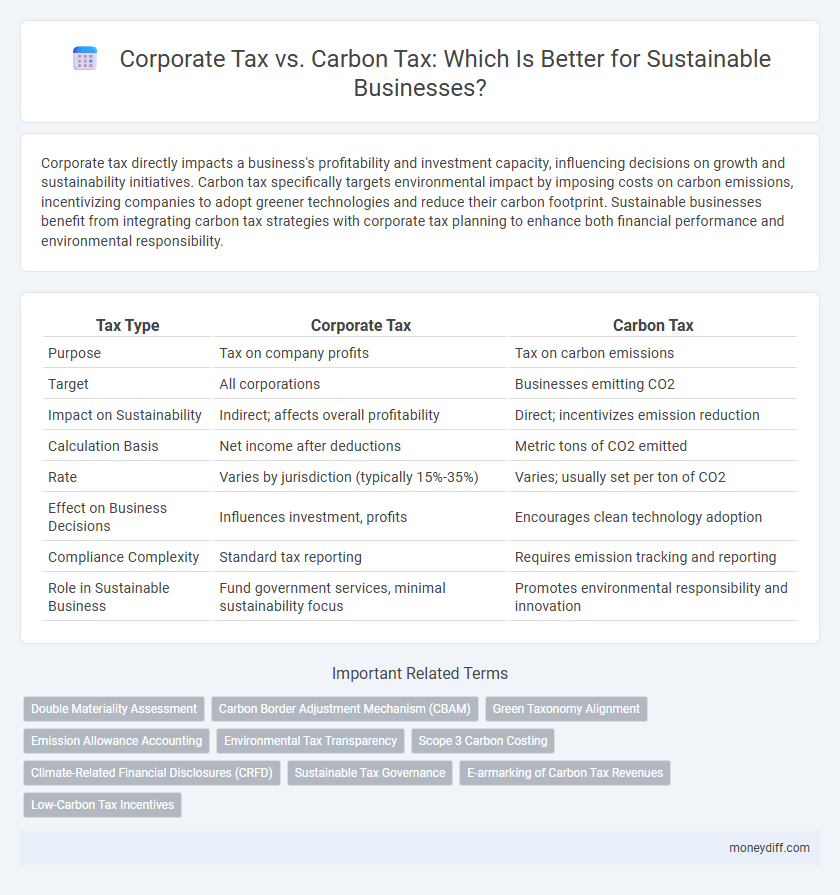 Corporate Tax vs. Carbon Tax: Which Is Better for Sustainable Businesses?
