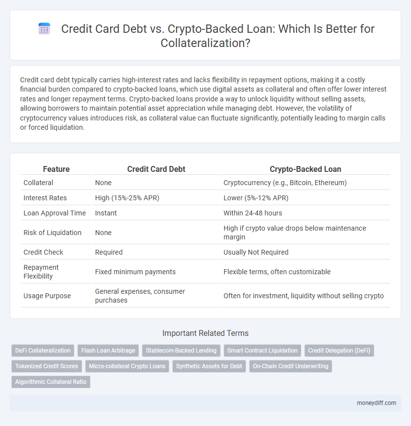 Credit Card Debt vs. Crypto-Backed Loan: Which Is Better for Collateralization?