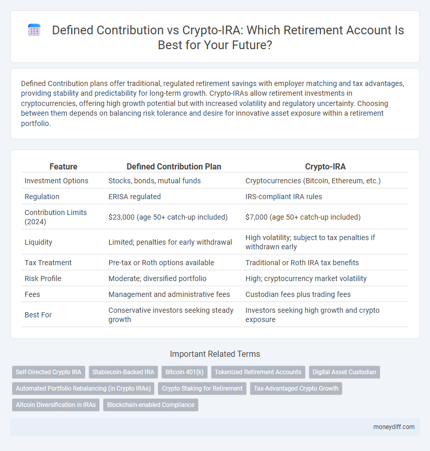 Defined Contribution vs Crypto-IRA: Which Retirement Account Is Best for Your Future?