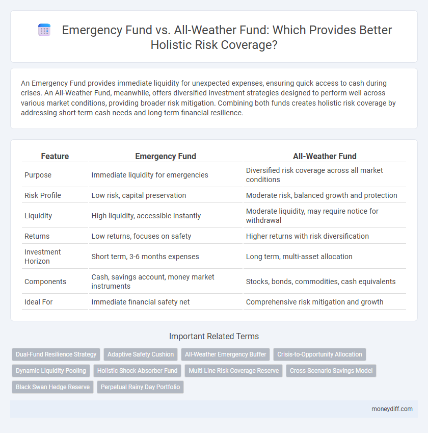 Emergency Fund vs. All-Weather Fund: Which Provides Better Holistic Risk Coverage?