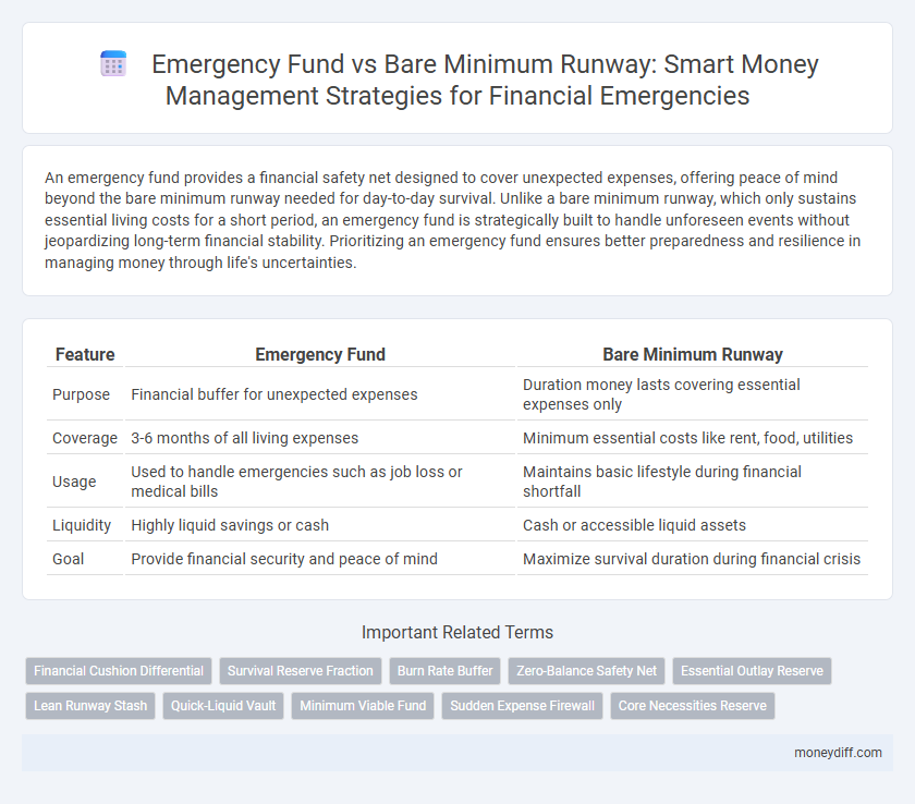 Emergency Fund vs Bare Minimum Runway: Smart Money Management Strategies for Financial Emergencies
