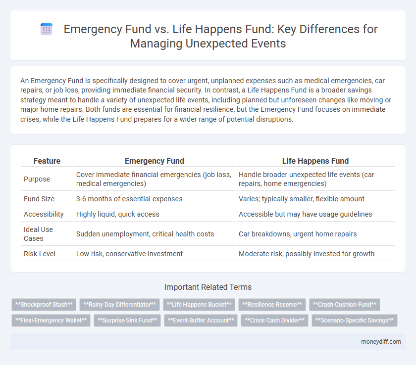 Emergency Fund vs. Life Happens Fund: Key Differences for Managing Unexpected Events