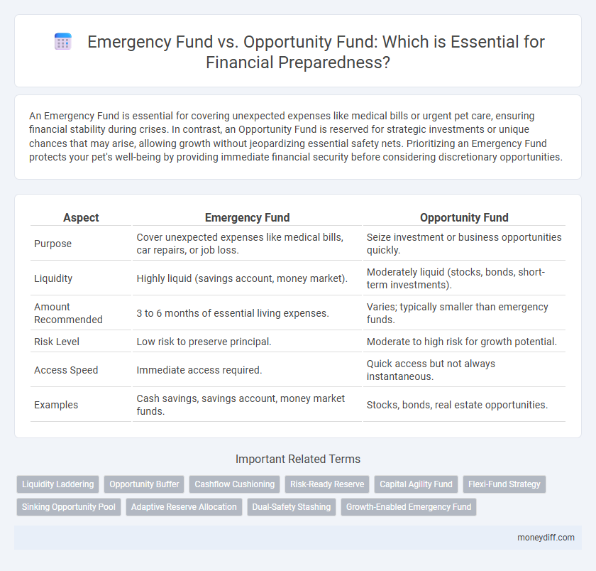Emergency Fund vs. Opportunity Fund: Which is Essential for Financial Preparedness?