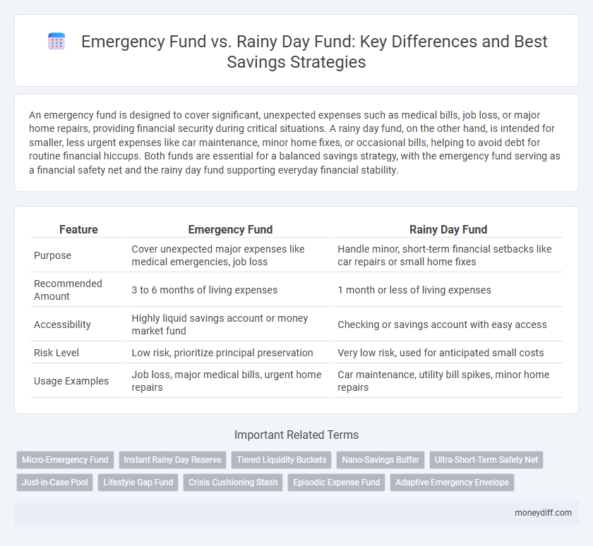 Emergency Fund vs. Rainy Day Fund: Key Differences and Best Savings Strategies