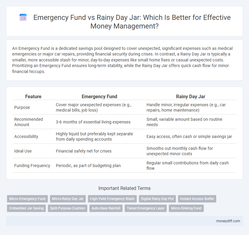 Emergency Fund vs Rainy Day Jar: Which Is Better for Effective Money Management?
