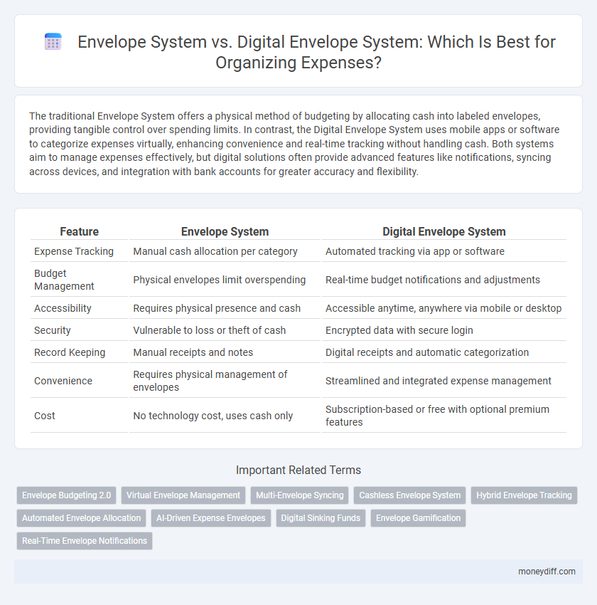 Envelope System vs. Digital Envelope System: Which Is Best for Organizing Expenses?