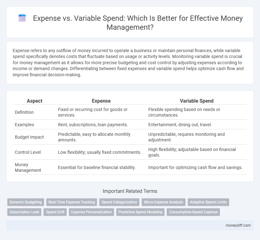 Expense vs. Variable Spend: Which Is Better for Effective Money Management?
