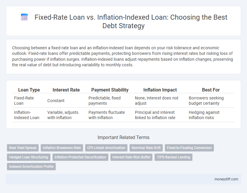 Fixed-Rate Loan vs. Inflation-Indexed Loan: Choosing the Best Debt Strategy