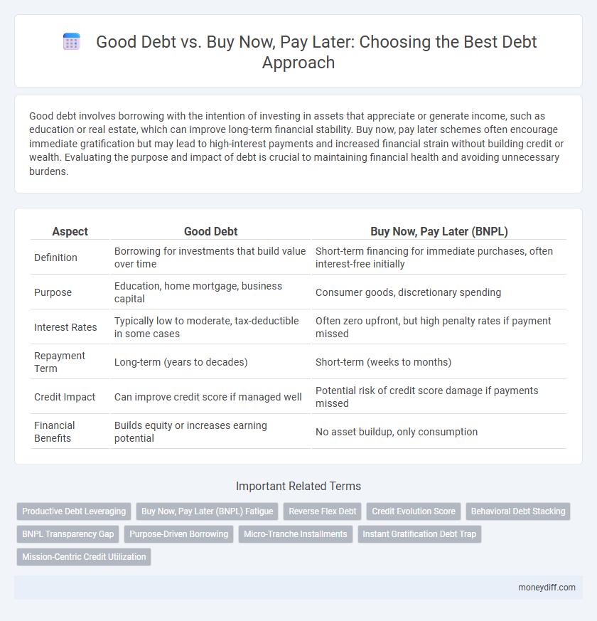 Good Debt vs. Buy Now, Pay Later: Choosing the Best Debt Approach