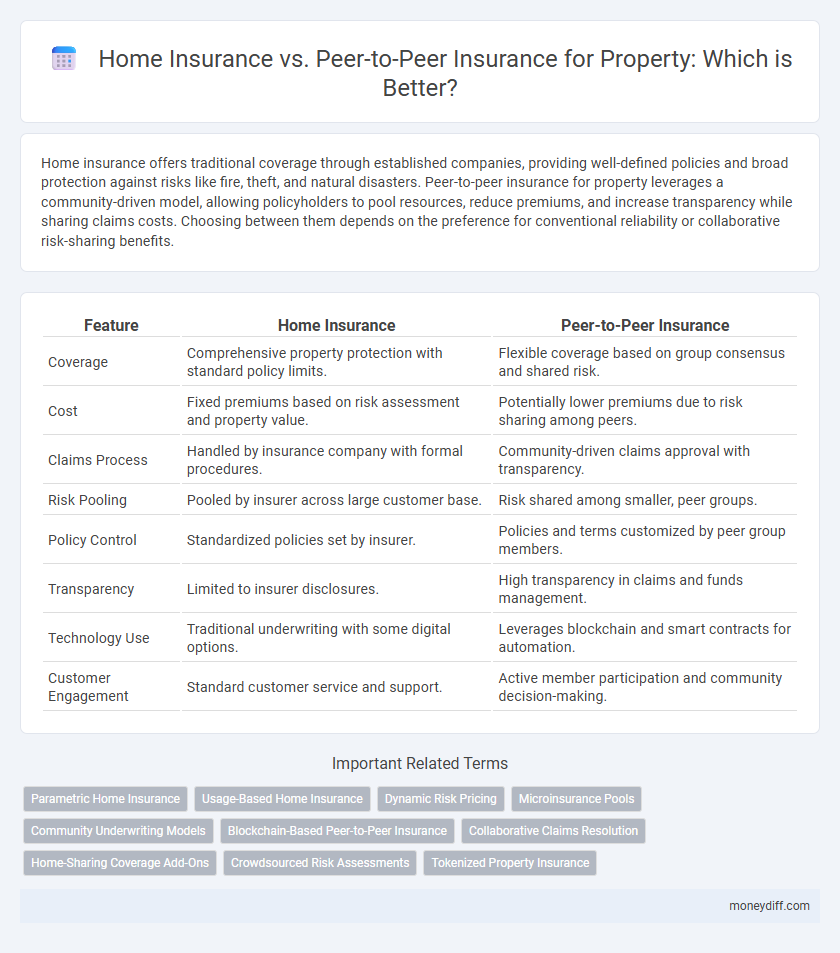 Home Insurance vs. Peer-to-Peer Insurance for Property: Which is Better?