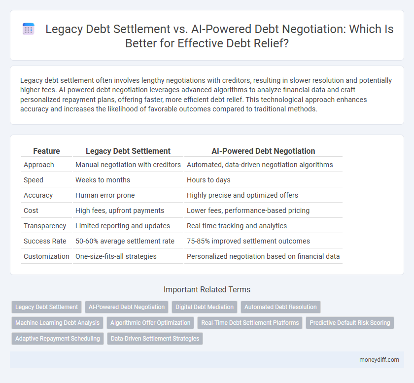 Legacy Debt Settlement vs. AI-Powered Debt Negotiation: Which Is Better for Effective Debt Relief?