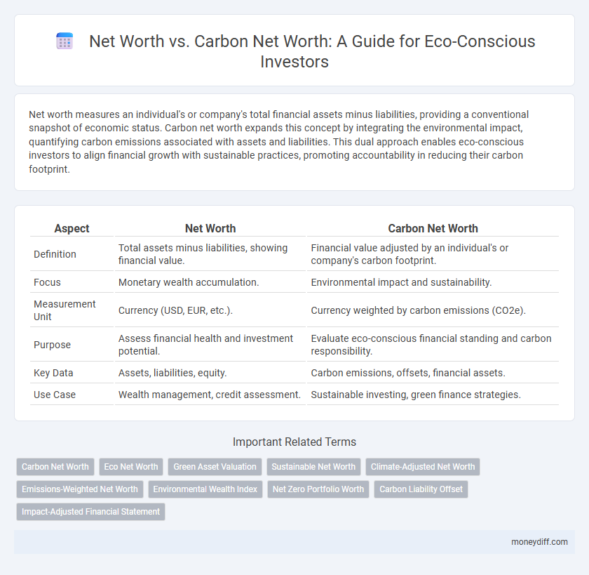 Net Worth vs. Carbon Net Worth: A Guide for Eco-Conscious Investors