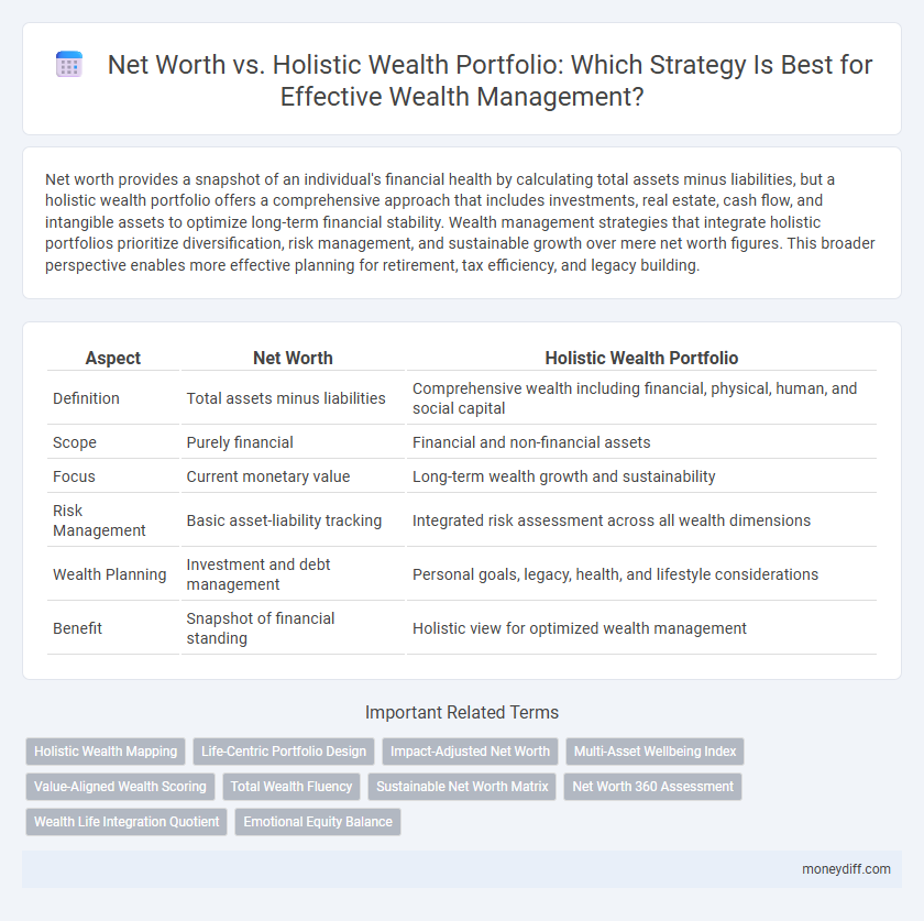 Net Worth vs. Holistic Wealth Portfolio: Which Strategy Is Best for Effective Wealth Management?