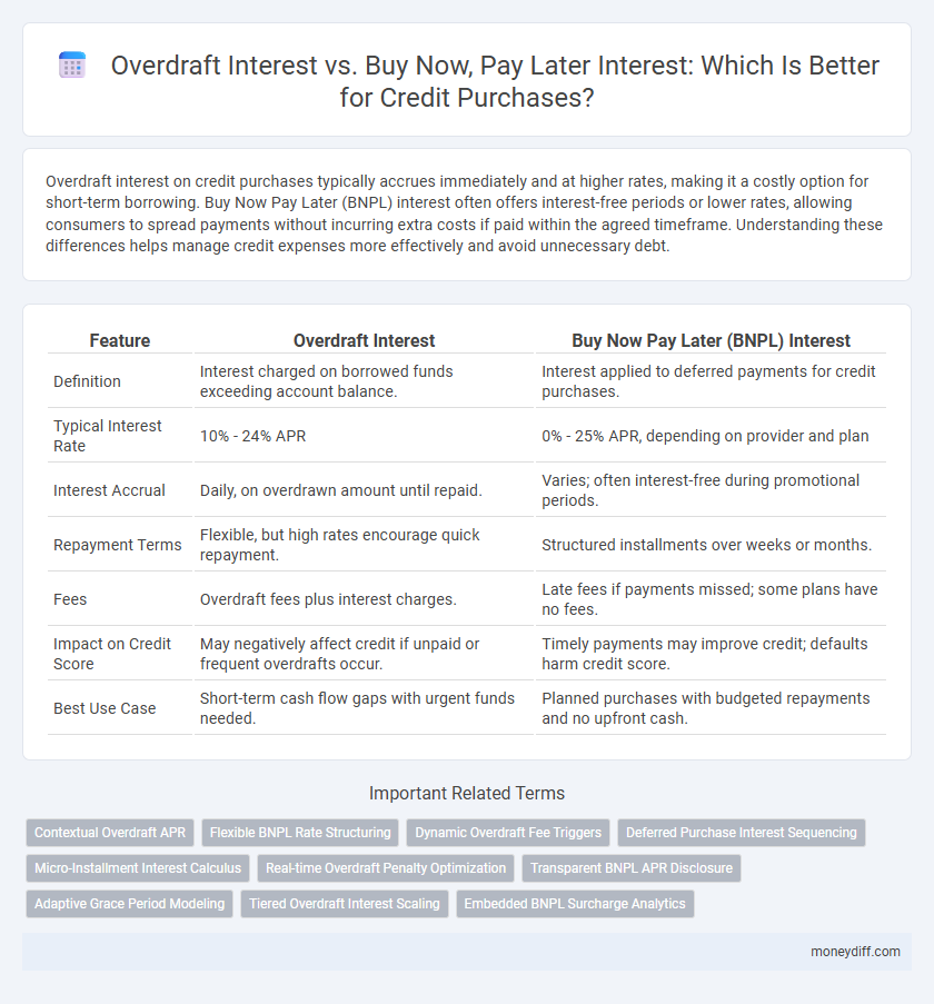 Overdraft Interest vs. Buy Now, Pay Later Interest: Which Is Better for Credit Purchases?