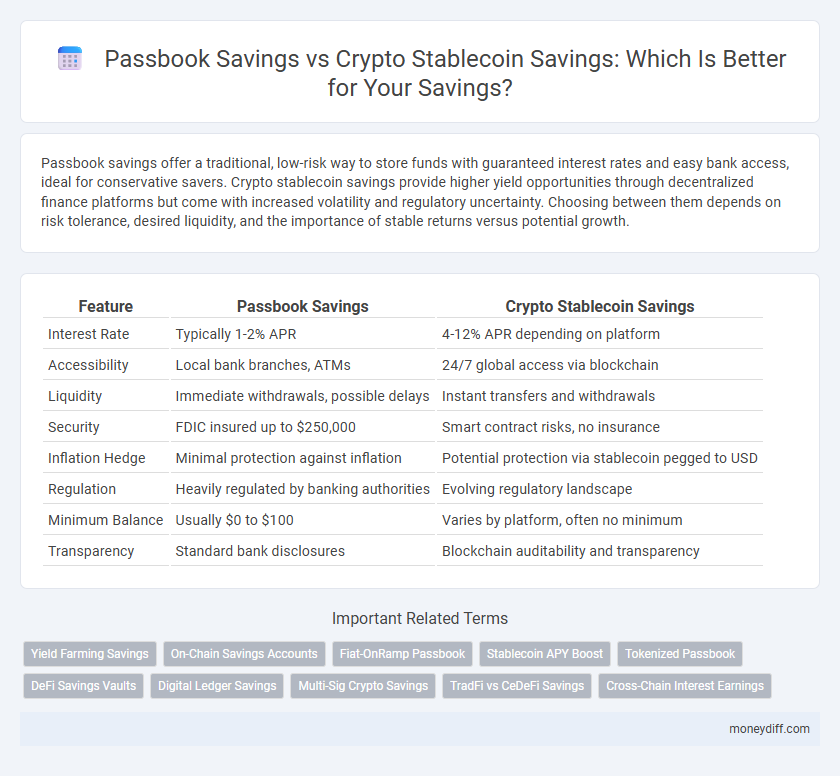 Passbook Savings vs Crypto Stablecoin Savings: Which Is Better for Your Savings?