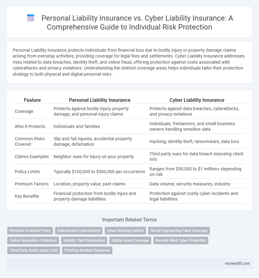 Personal Liability Insurance vs. Cyber Liability Insurance: A Comprehensive Guide to Individual Risk Protection
