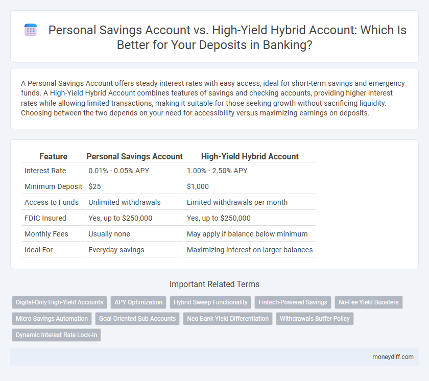 Personal Savings Account vs. High-Yield Hybrid Account: Which Is Better for Your Deposits in Banking?