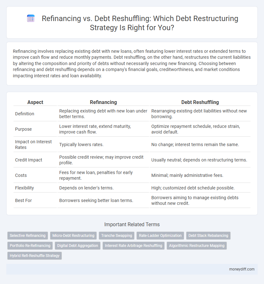 Refinancing vs. Debt Reshuffling: Which Debt Restructuring Strategy Is Right for You?
