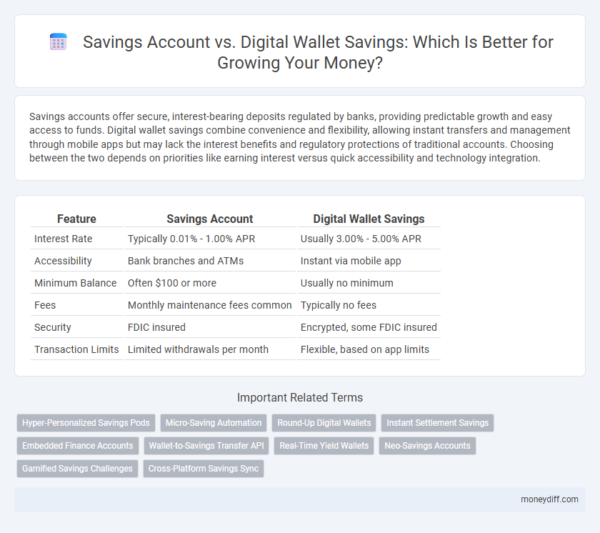 Savings Account vs. Digital Wallet Savings: Which Is Better for Growing Your Money?