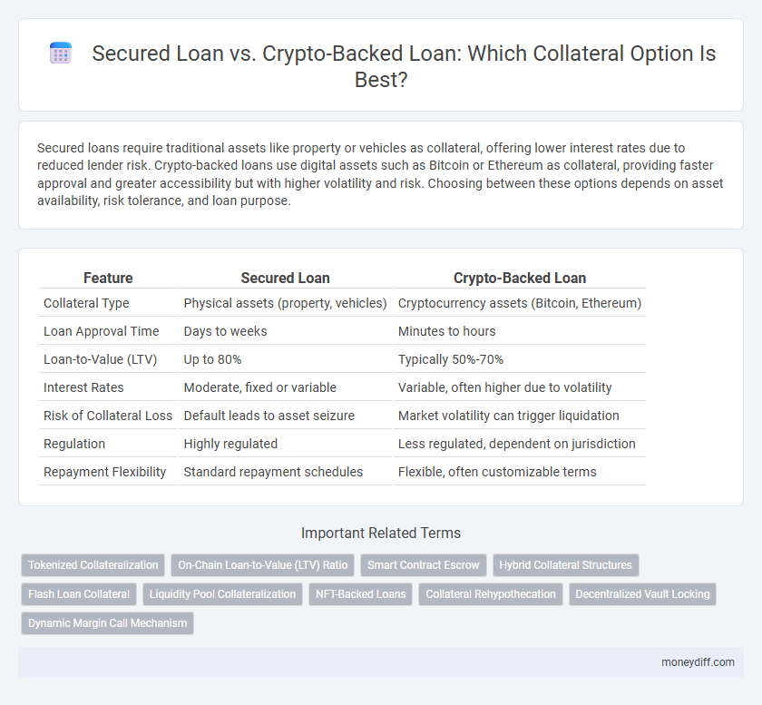Secured Loan vs. Crypto-Backed Loan: Which Collateral Option Is Best?