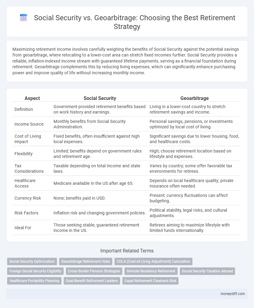 Social Security vs. Geoarbitrage: Choosing the Best Retirement Strategy