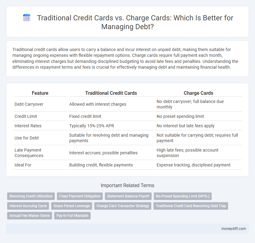 Traditional Credit Cards vs. Charge Cards: Which Is Better for Managing Debt?