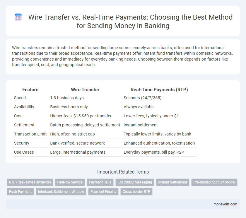 Wire Transfer vs. Real-Time Payments: Choosing the Best Method for Sending Money in Banking
