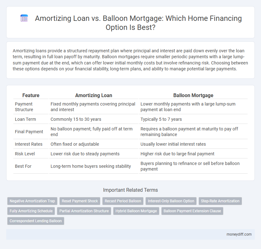 Amortizing Loan vs. Balloon Mortgage: Which Home Financing Option Is Best?