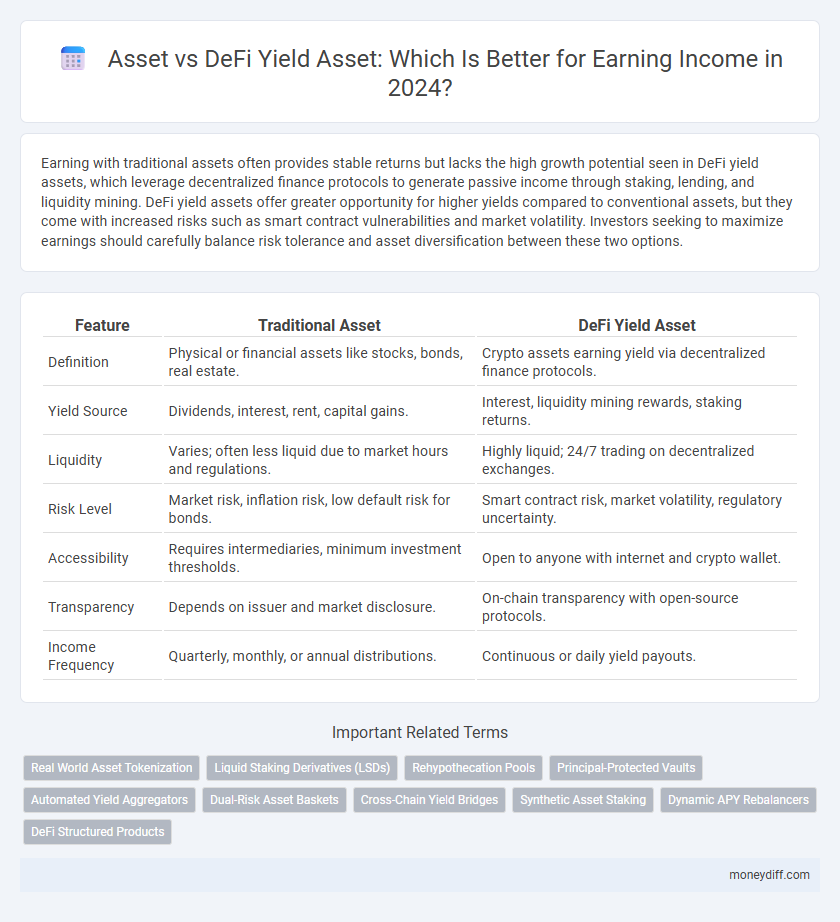 Asset vs DeFi Yield Asset: Which Is Better for Earning Income in 2024?