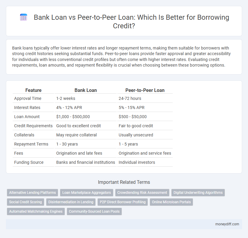 Bank Loan vs Peer-to-Peer Loan: Which Is Better for Borrowing Credit?
