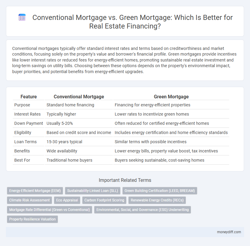 Conventional Mortgage vs. Green Mortgage: Which Is Better for Real Estate Financing?