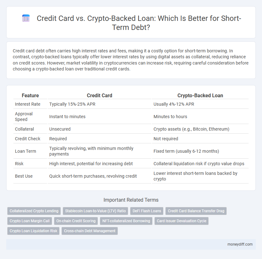 Credit Card vs. Crypto-Backed Loan: Which Is Better for Short-Term Debt?