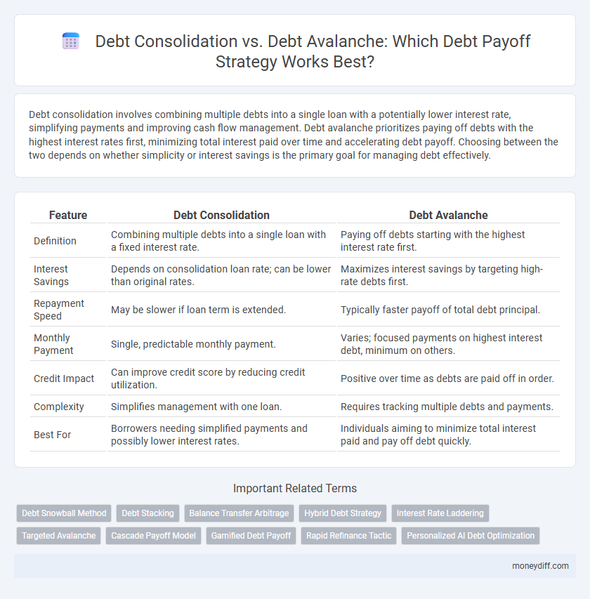 Debt Consolidation vs. Debt Avalanche: Which Debt Payoff Strategy Works Best?