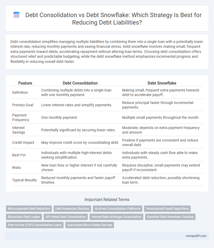 Debt Consolidation vs Debt Snowflake: Which Strategy Is Best for Reducing Debt Liabilities?