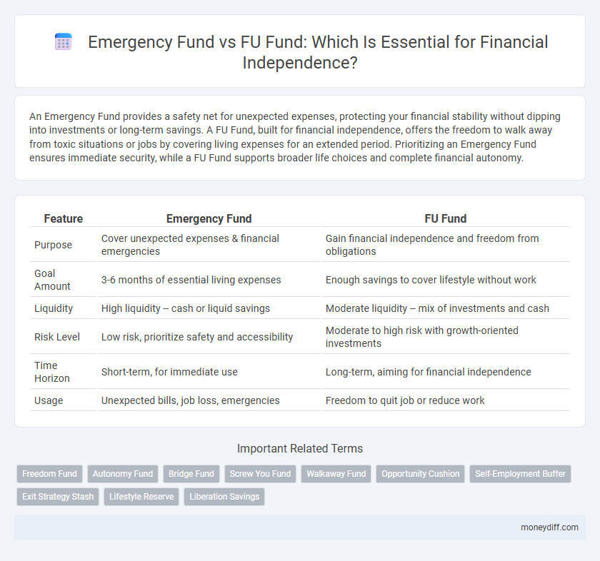 Emergency Fund vs FU Fund: Which Is Essential for Financial Independence?