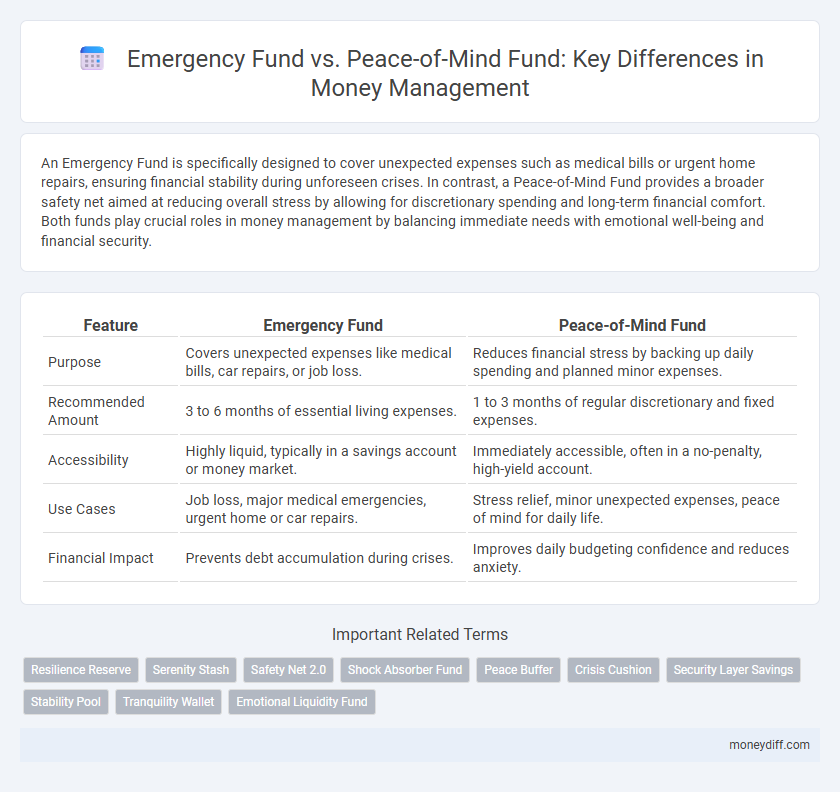 Emergency Fund vs. Peace-of-Mind Fund: Key Differences in Money Management