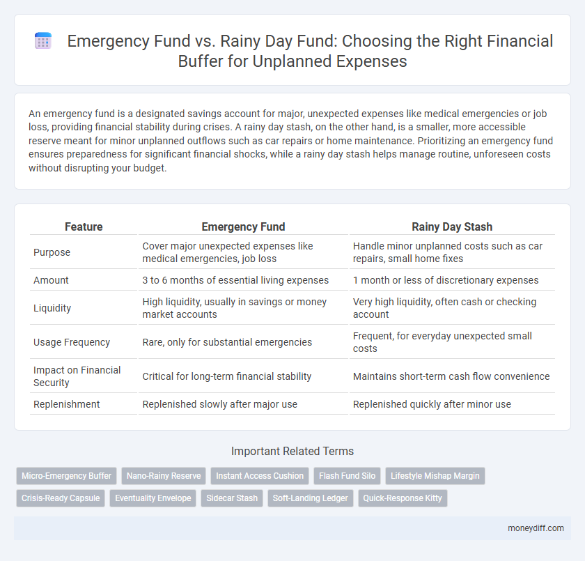 Emergency Fund vs. Rainy Day Fund: Choosing the Right Financial Buffer for Unplanned Expenses