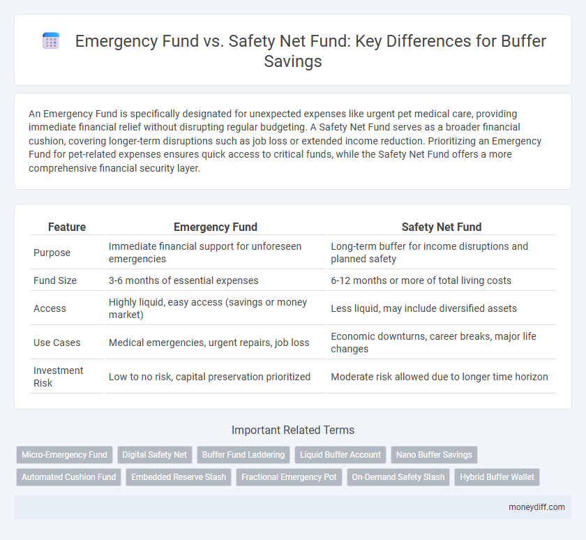 Emergency Fund vs. Safety Net Fund: Key Differences for Buffer Savings