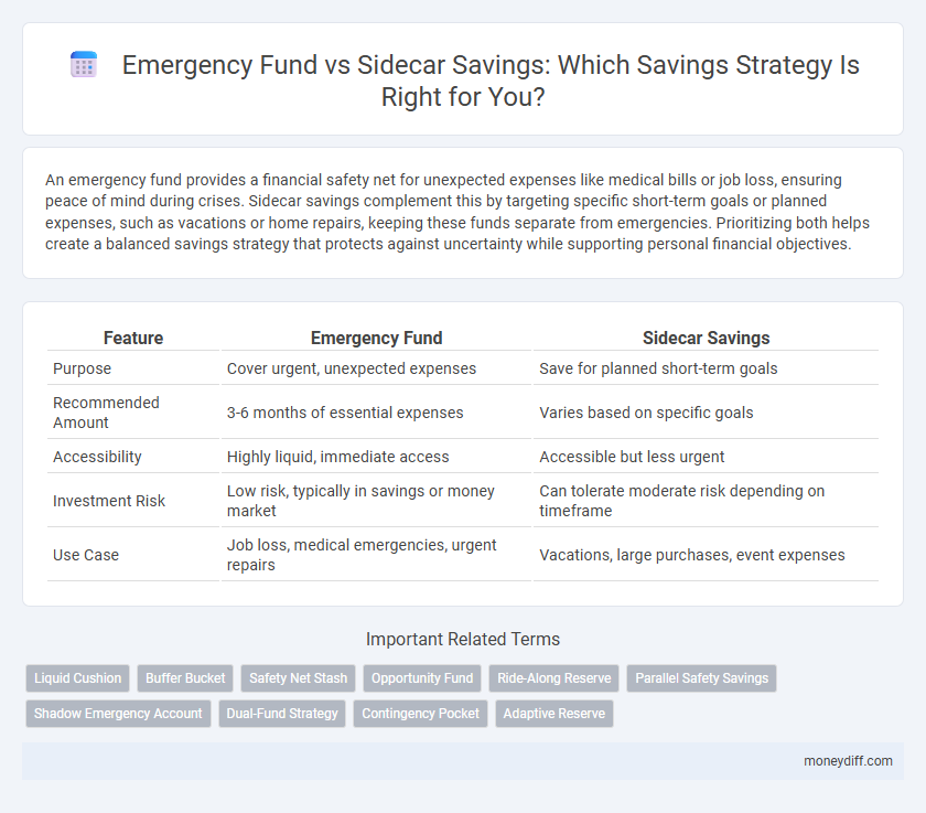 Emergency Fund vs Sidecar Savings: Which Savings Strategy Is Right for You?