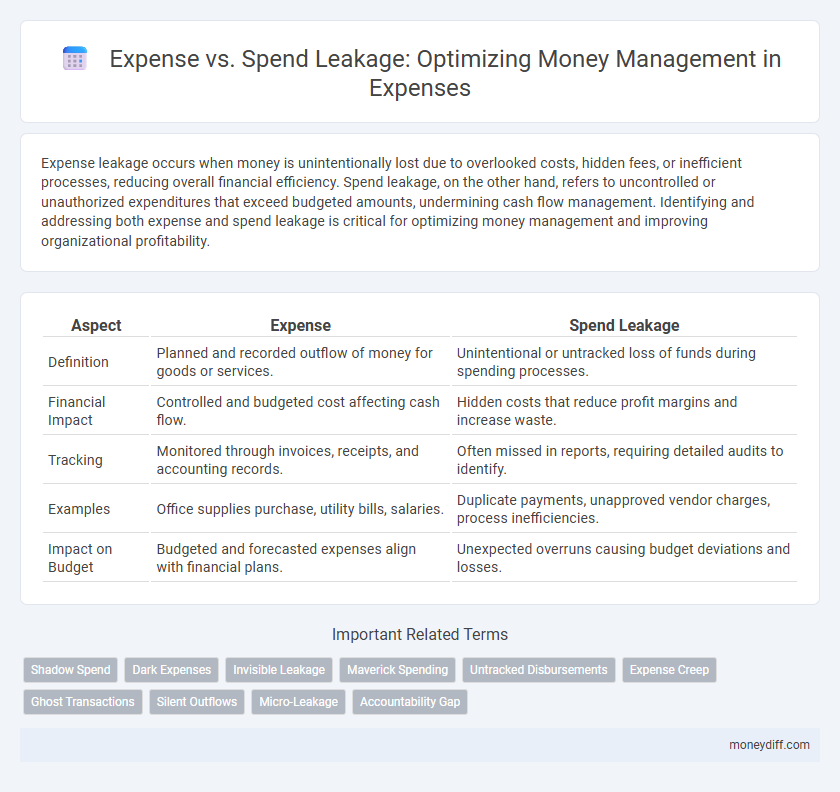 Expense vs. Spend Leakage: Optimizing Money Management in Expenses