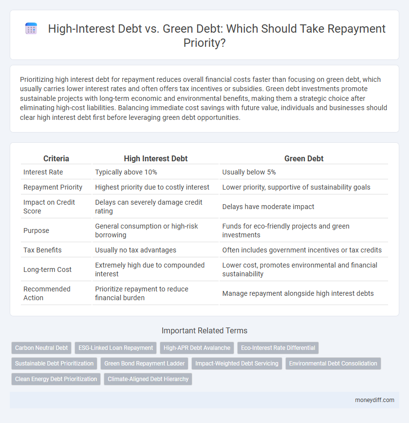 High-Interest Debt vs. Green Debt: Which Should Take Repayment Priority?