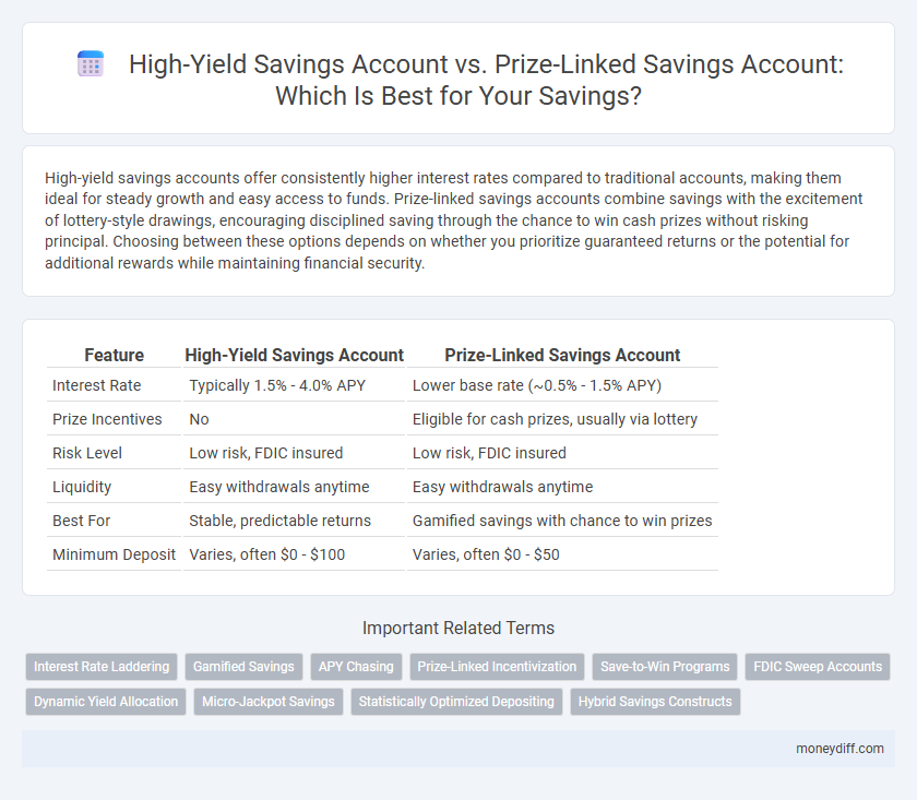 High-Yield Savings Account vs. Prize-Linked Savings Account: Which Is Best for Your Savings?