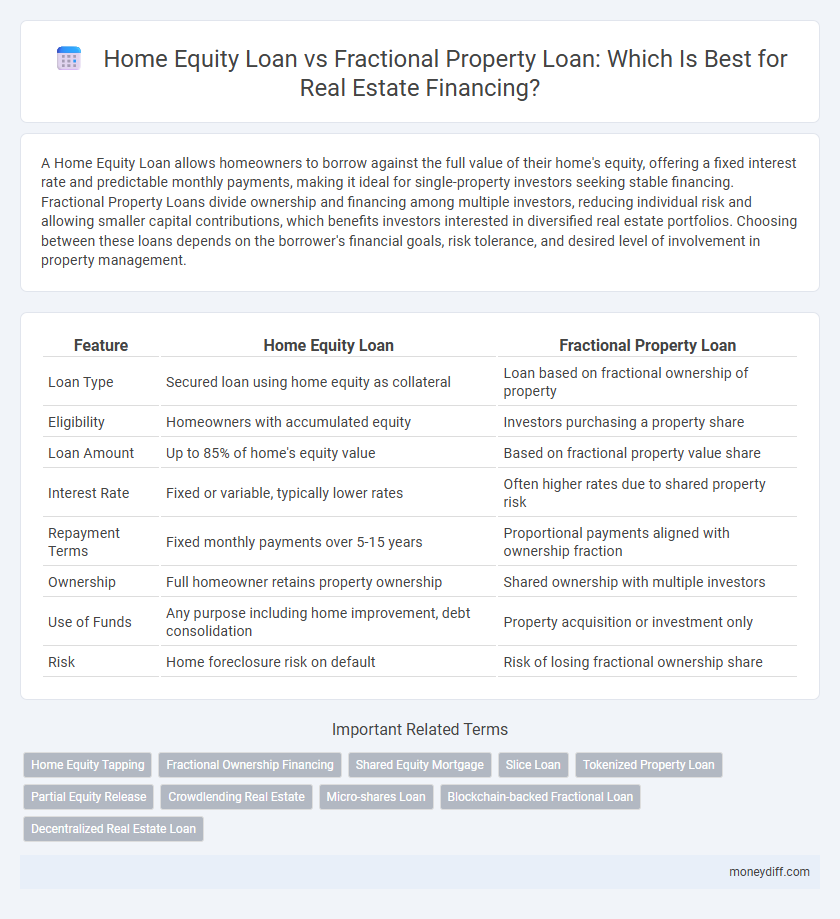 Home Equity Loan vs Fractional Property Loan: Which Is Best for Real Estate Financing?