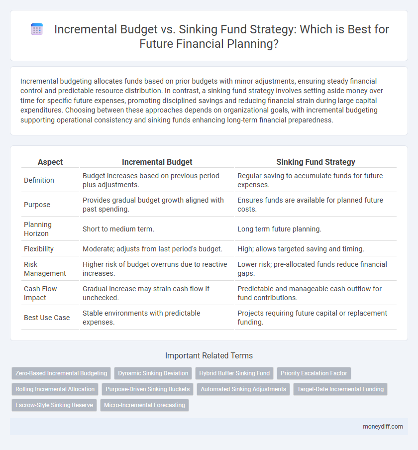 Incremental Budget vs. Sinking Fund Strategy: Which is Best for Future Financial Planning?