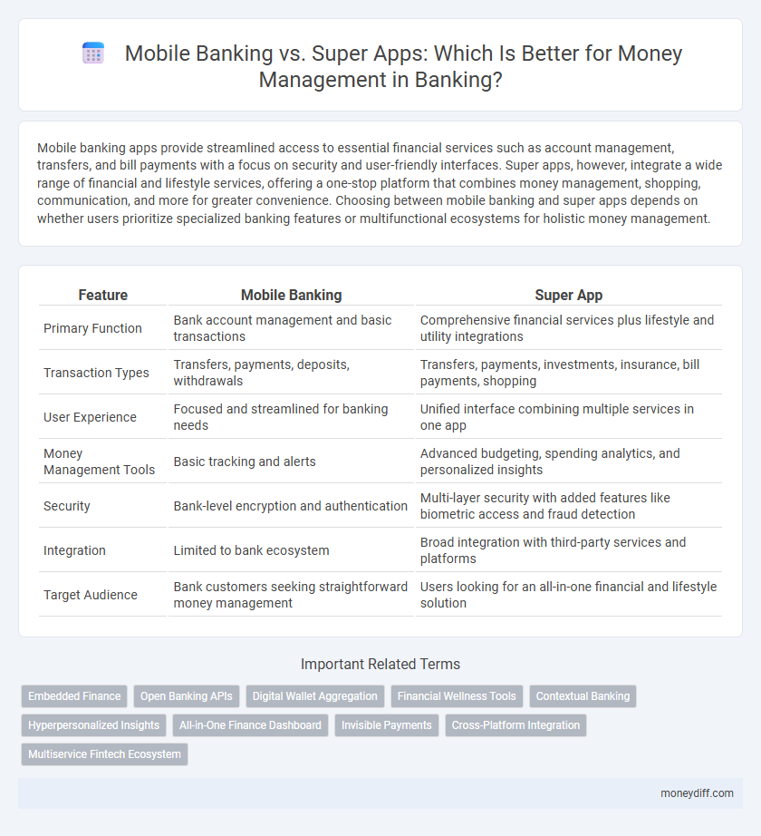 Mobile Banking vs. Super Apps: Which Is Better for Money Management in Banking?