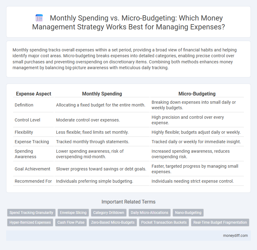Monthly Spending vs. Micro-Budgeting: Which Money Management Strategy Works Best for Managing Expenses?