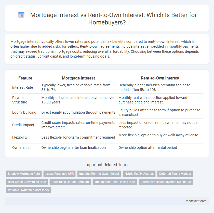 Mortgage Interest vs Rent-to-Own Interest: Which Is Better for Homebuyers?